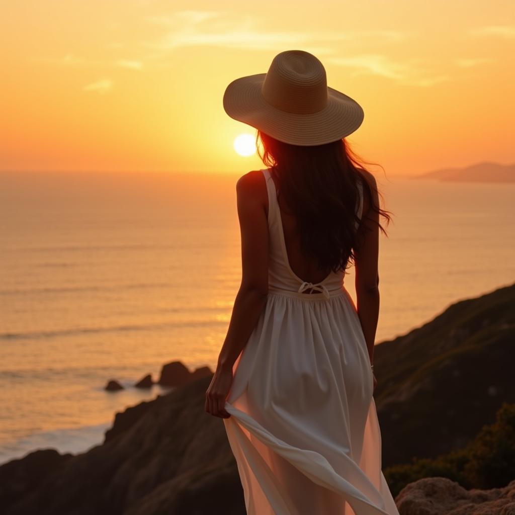 Panama Hat on the Beach