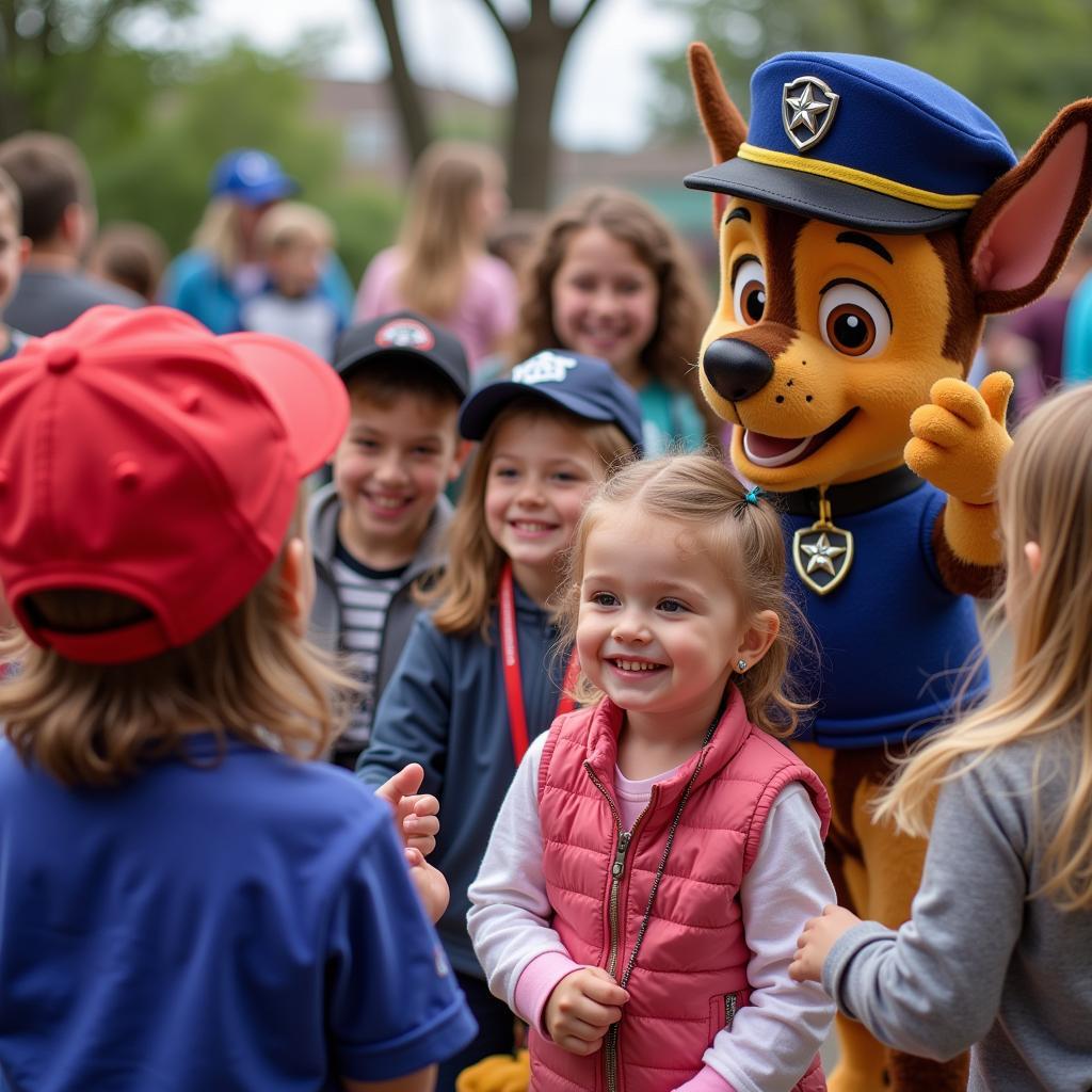 Meeting the PAW Patrol in St. Louis