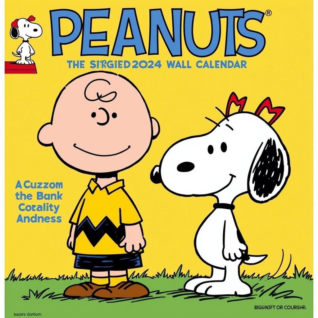 Peanuts 2024 Wall Calendar Cover