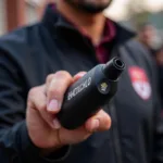 Pen metal detector used for a charity event organized by Besiktas