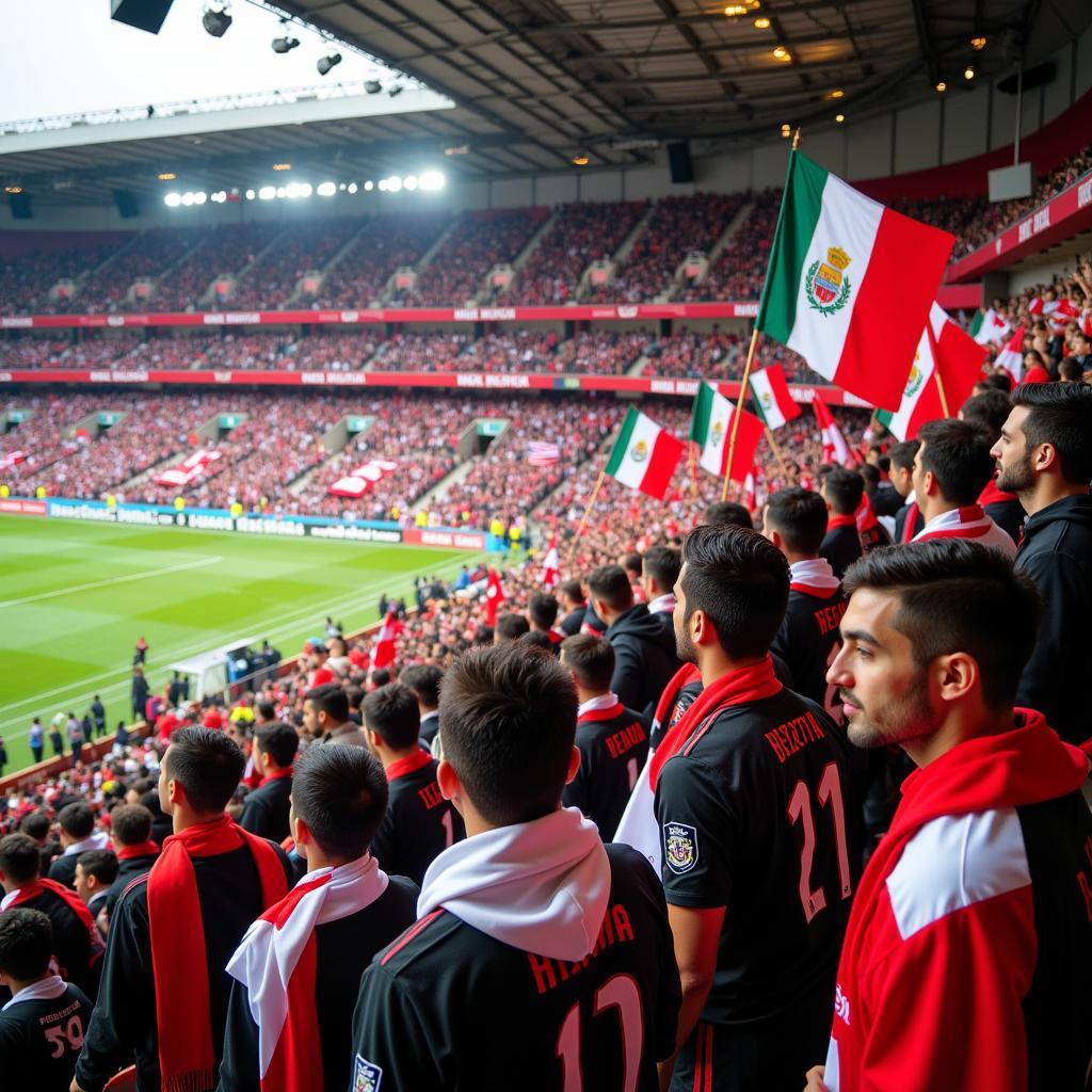 Peruvian Scarves in the Beşiktaş Stands