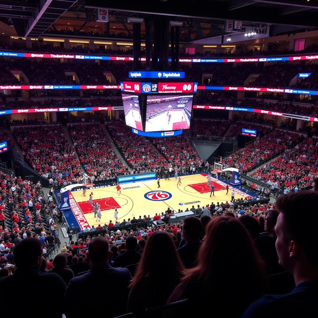 Philadelphia 76ers Game at Wells Fargo Center