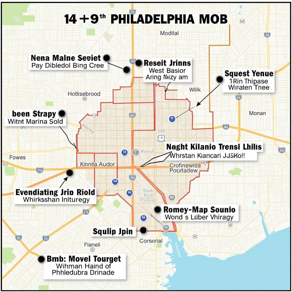 Visual Representation of Philadelphia Mob's Influence