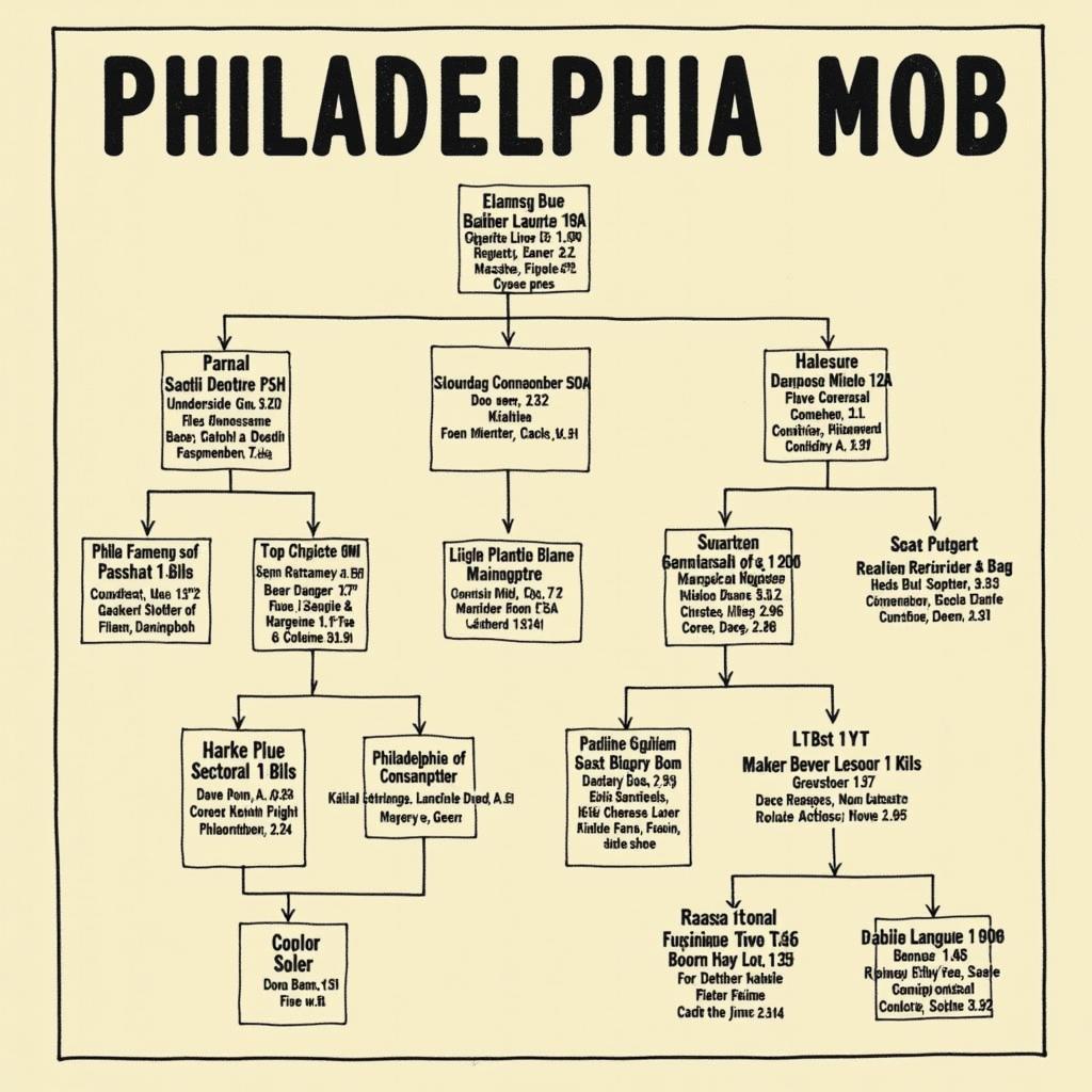 Philadelphia Mob Structure Diagram