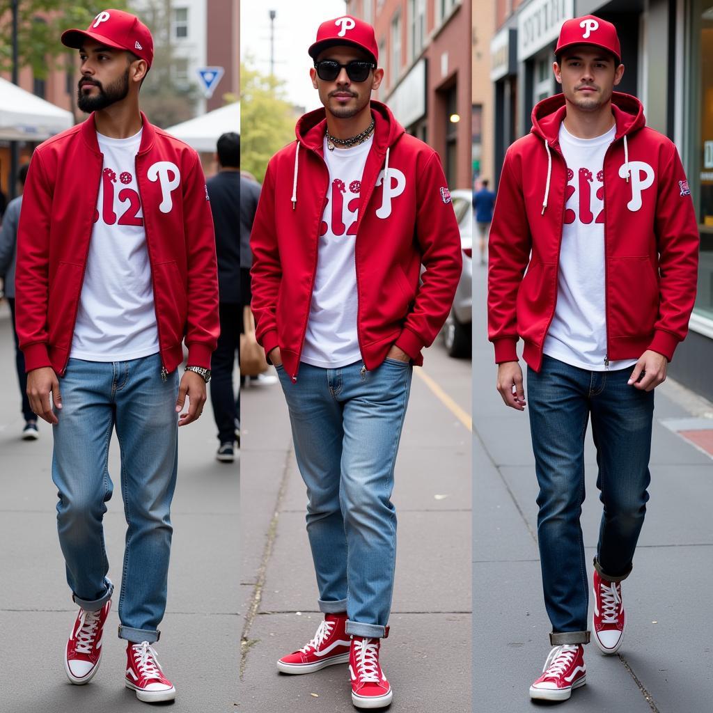 Phillies Hat Retro in Streetwear