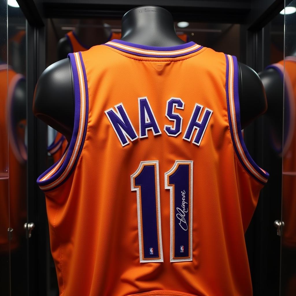 Steve Nash Signed Phoenix Suns Jersey