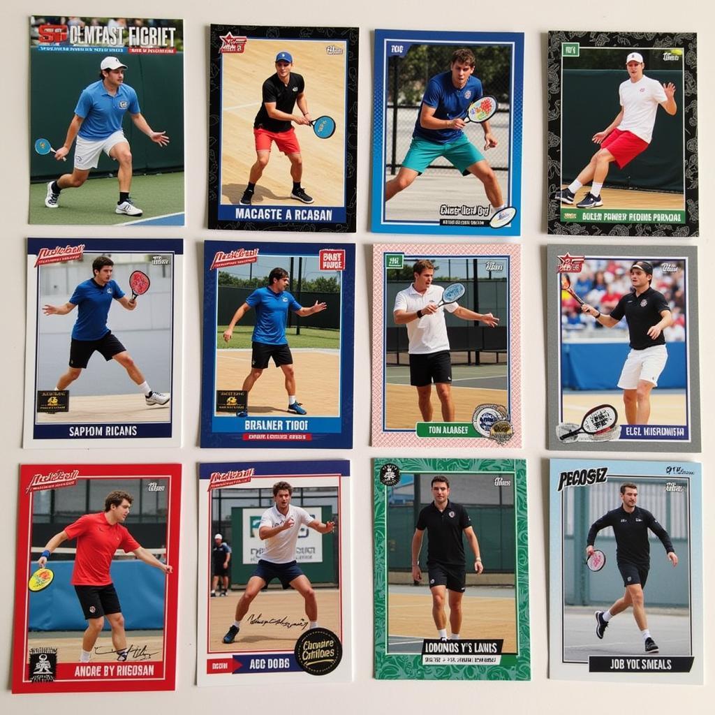 Examples of Pickleball Trading Cards