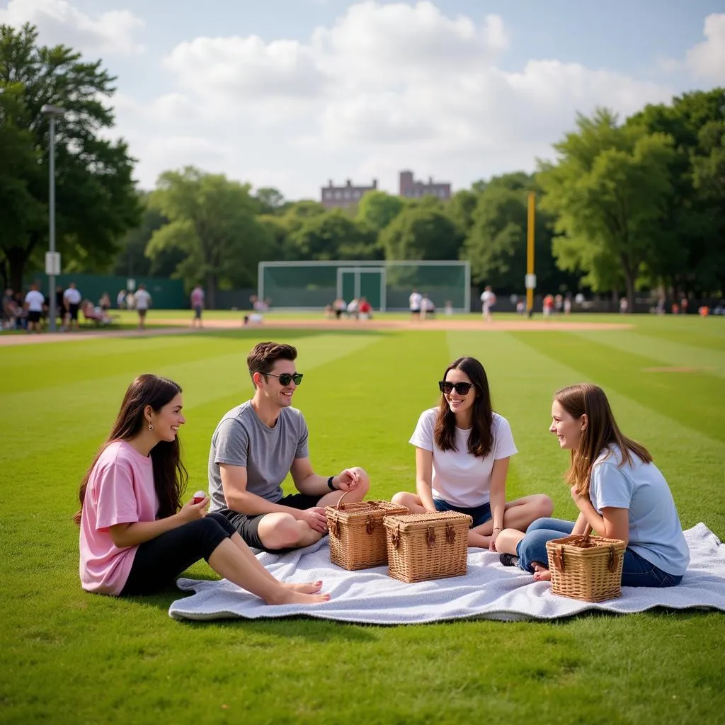 Picnic After a Baseball Game in Hyde Park