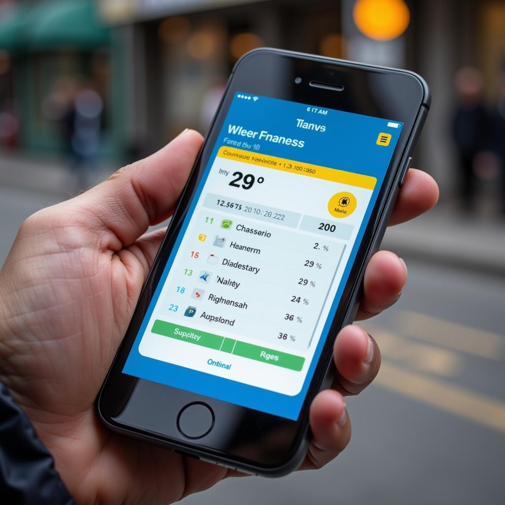 Using a mobile app to check the 29 bus schedule in Pittsburgh