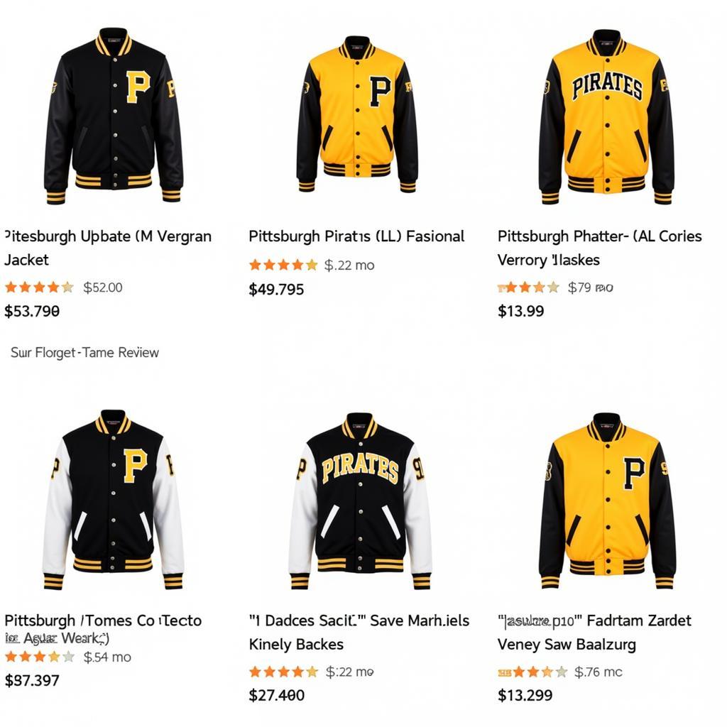 Pittsburgh Pirates Varsity Jackets Available Online