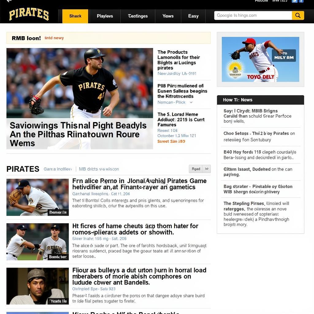 Pittsburgh Pirates Website MLB.com: Your One-Stop Shop for Bucs News