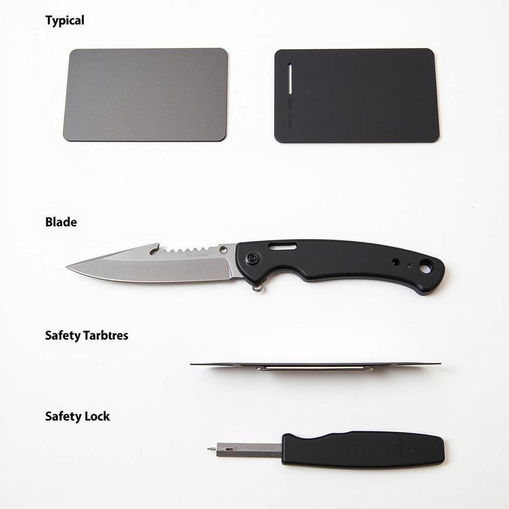 Plastic Credit Card Knife Features