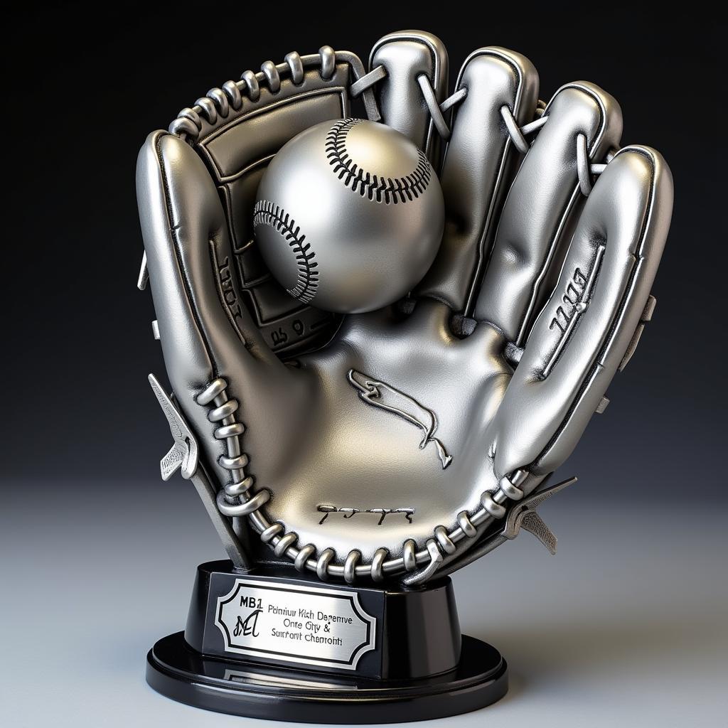 MLB Platinum Glove trophy