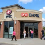 PNC Bank branch exterior in Arlington, TX