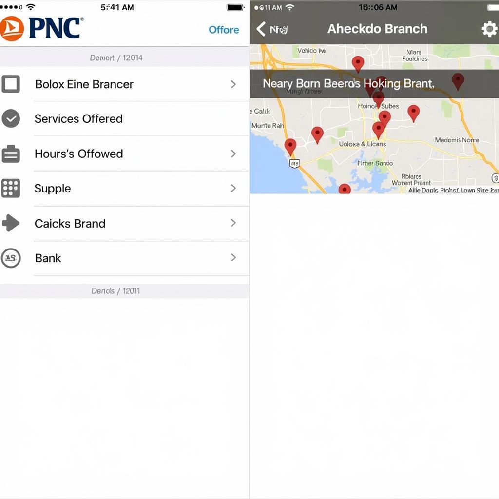 PNC Bank Branch Locator App