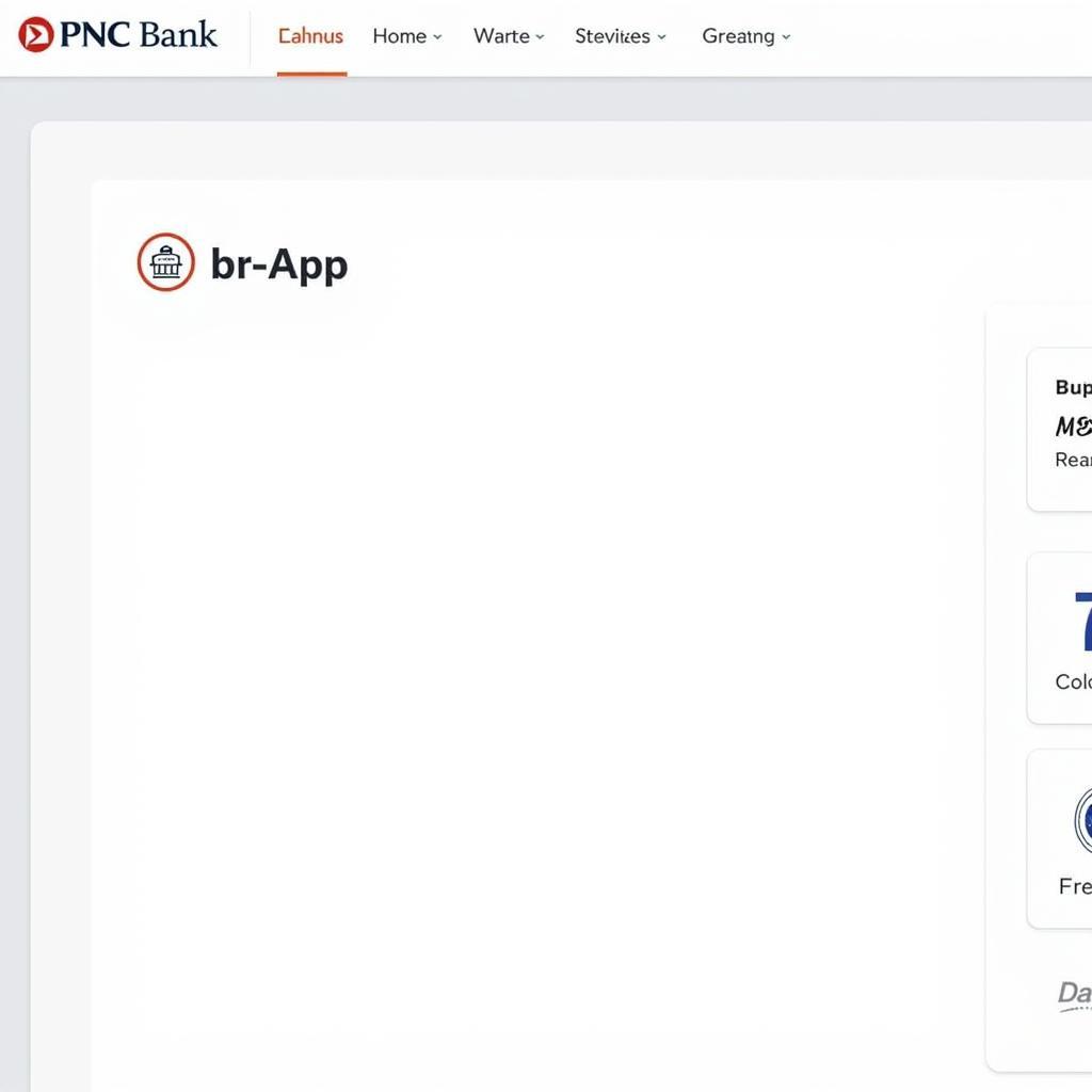 PNC Bank Online Banking Dashboard