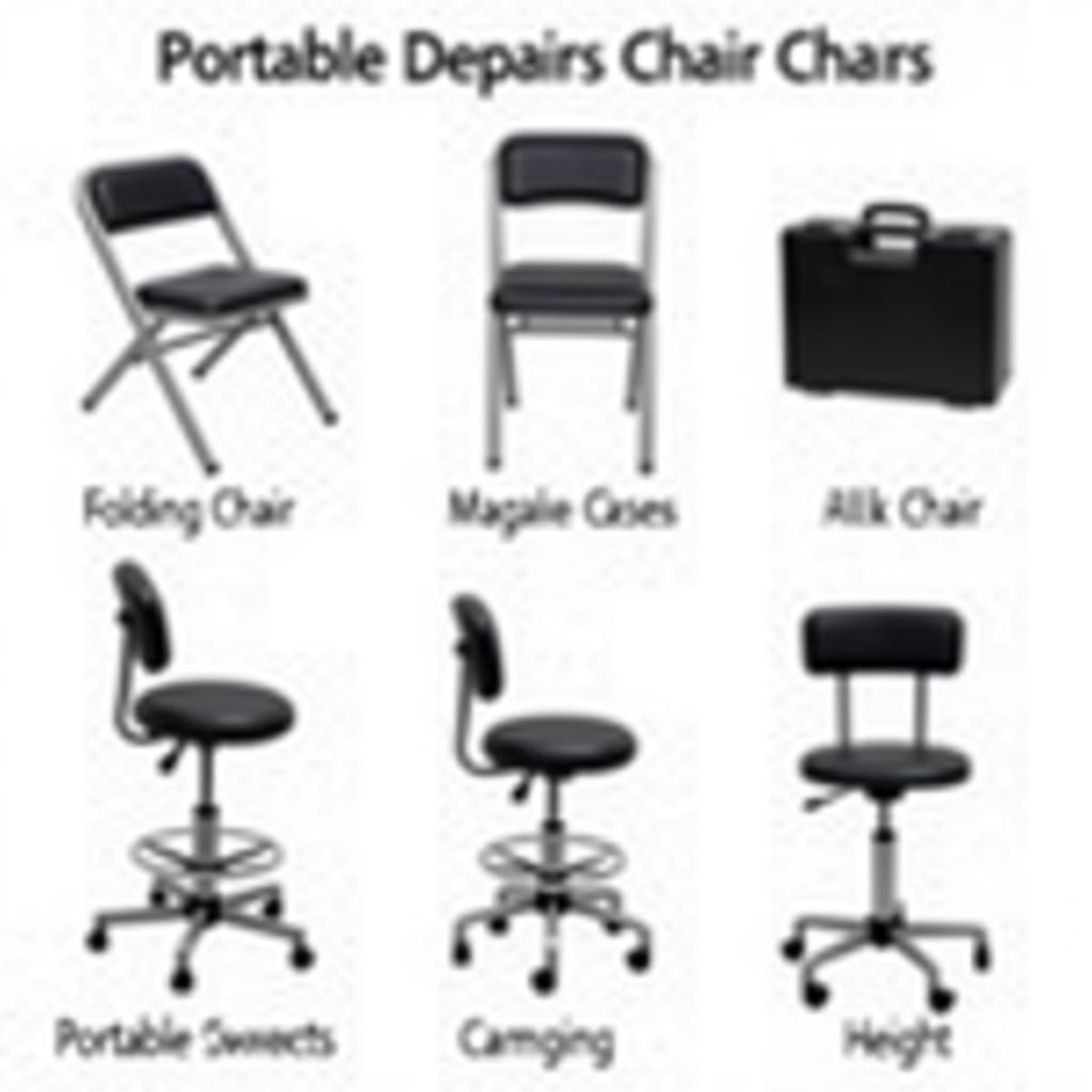 Different Types of Portable Cosmetic Chairs