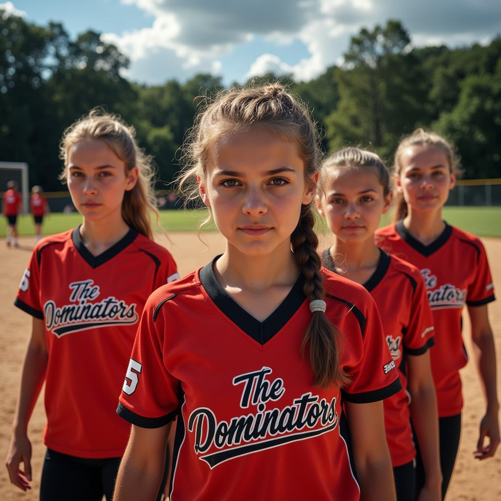 Powerful Softball Team Names Image