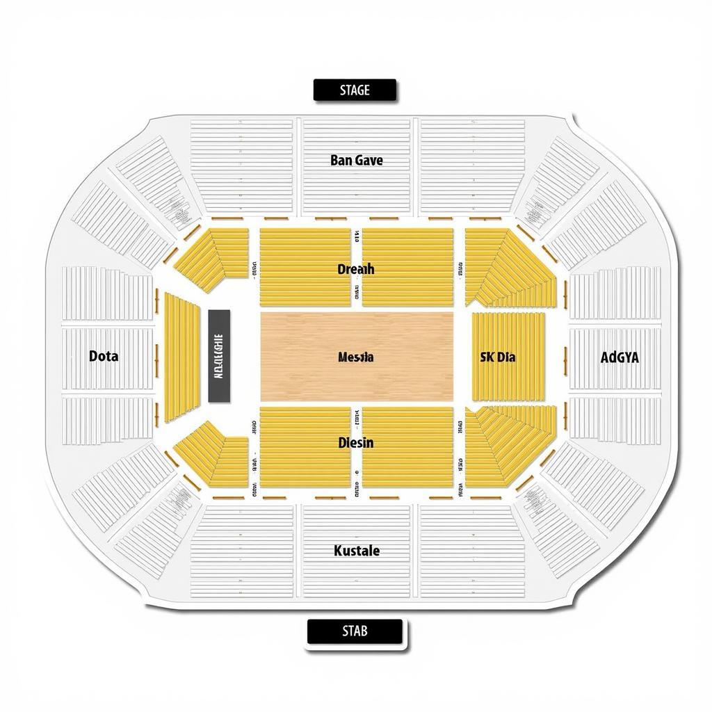 Procter and Gamble Hall Seating Chart Overview