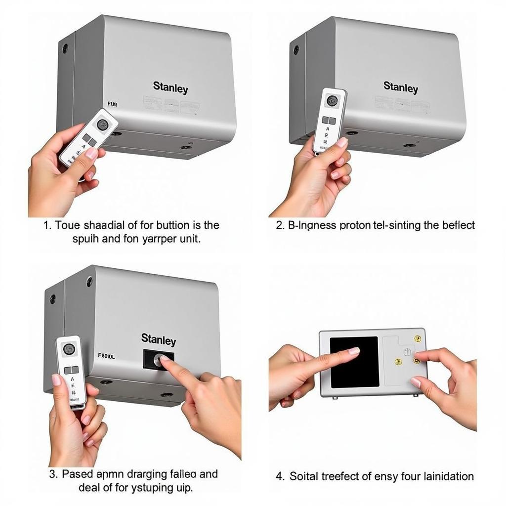 Programming a Stanley Garage Door Remote