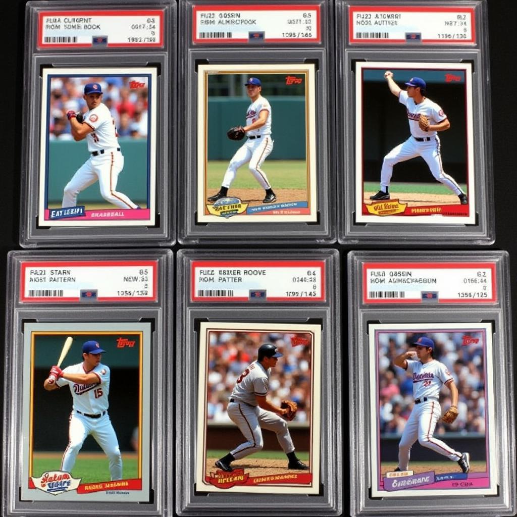 PSA Graded 1992 Upper Deck Baseball Cards in Protective Slabs