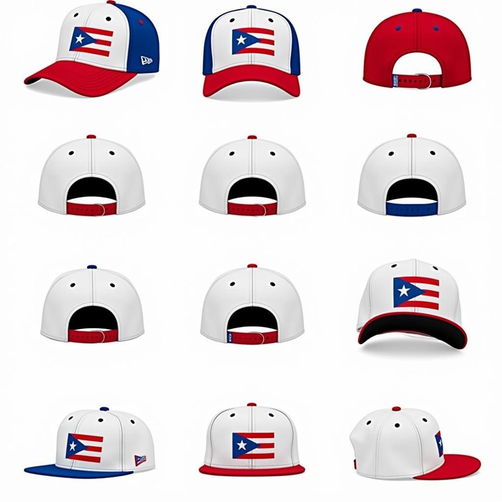 Different Puerto Rican Baseball Cap Styles