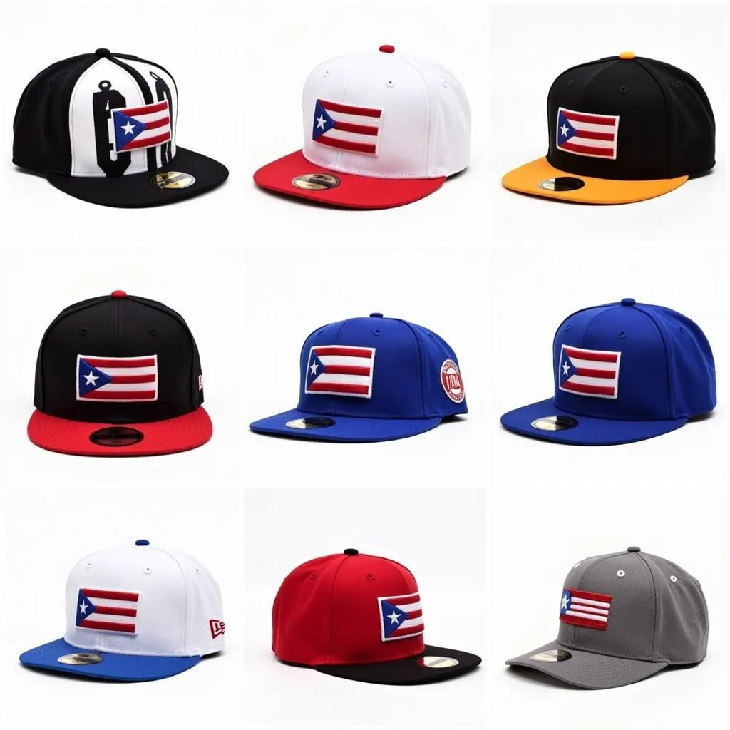 Different Styles of Puerto Rico Baseball Hats