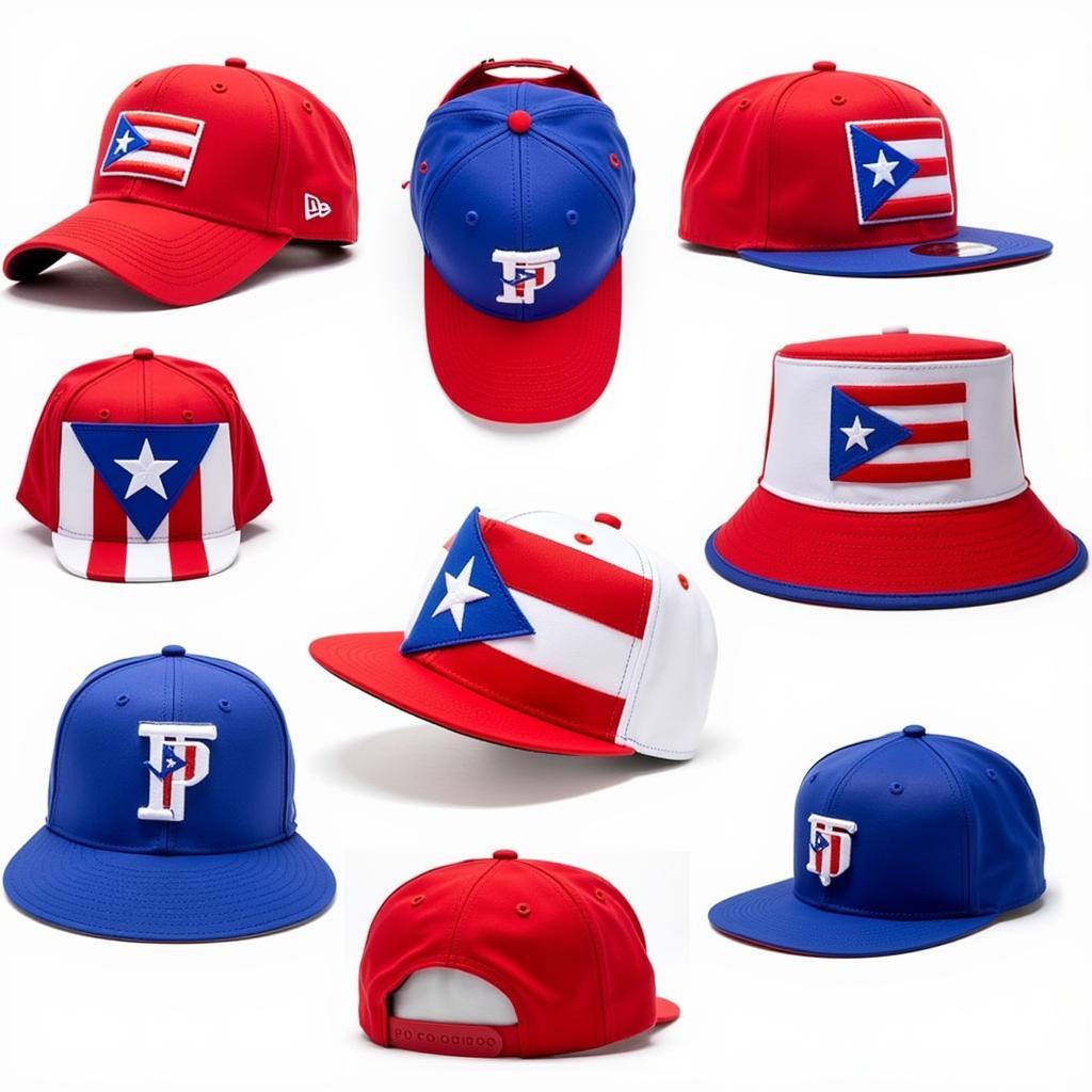 Different Styles of Puerto Rico Baseball Hats