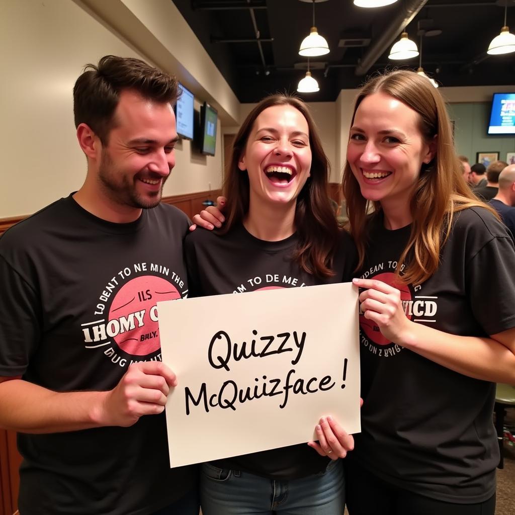 Trivia Team with a Punny Name