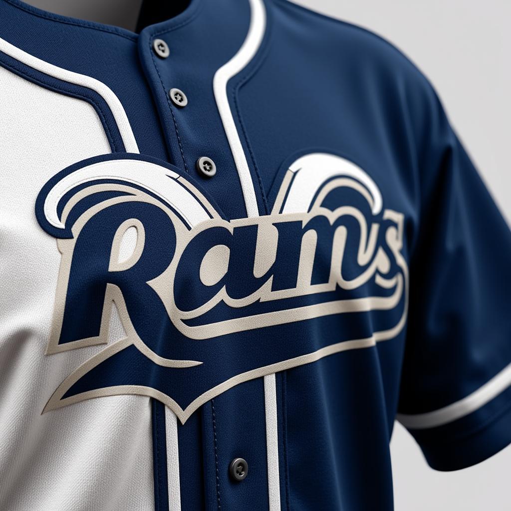 Rams Baseball Jersey Design