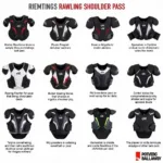 Different Types of Rawlings Shoulder Pads