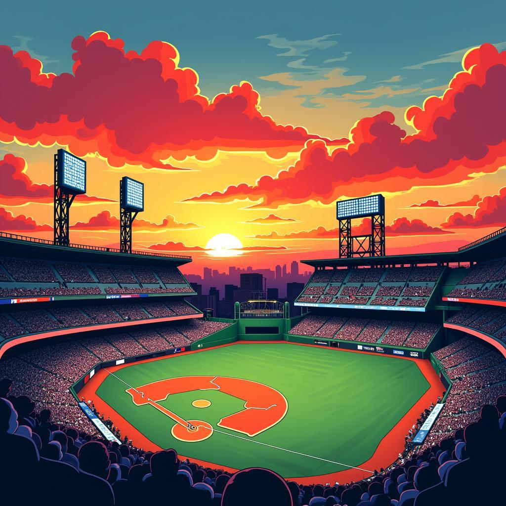 Red Sox Art Print - Fenway Park