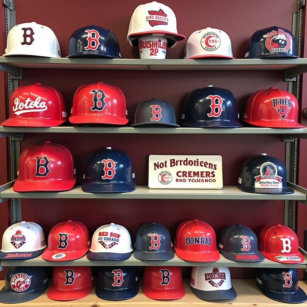 Collection of Red Sox Ice Cream Helmets