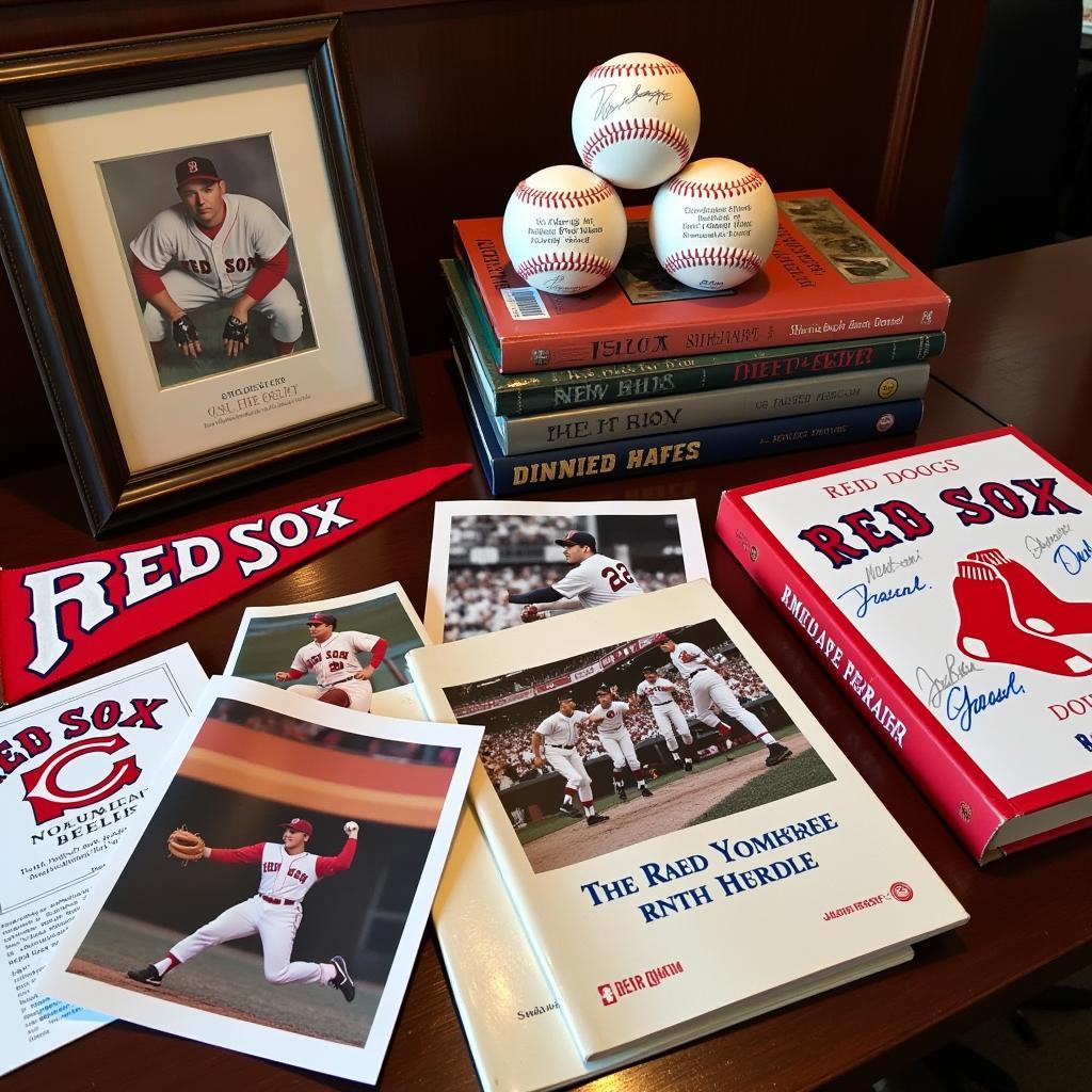 Red Sox Memorabilia and Books