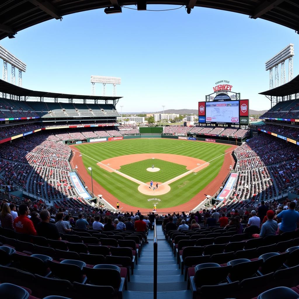 View from Red Wings Field Box Seats