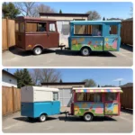 Refurbished Ice Cream Cart with Custom Design