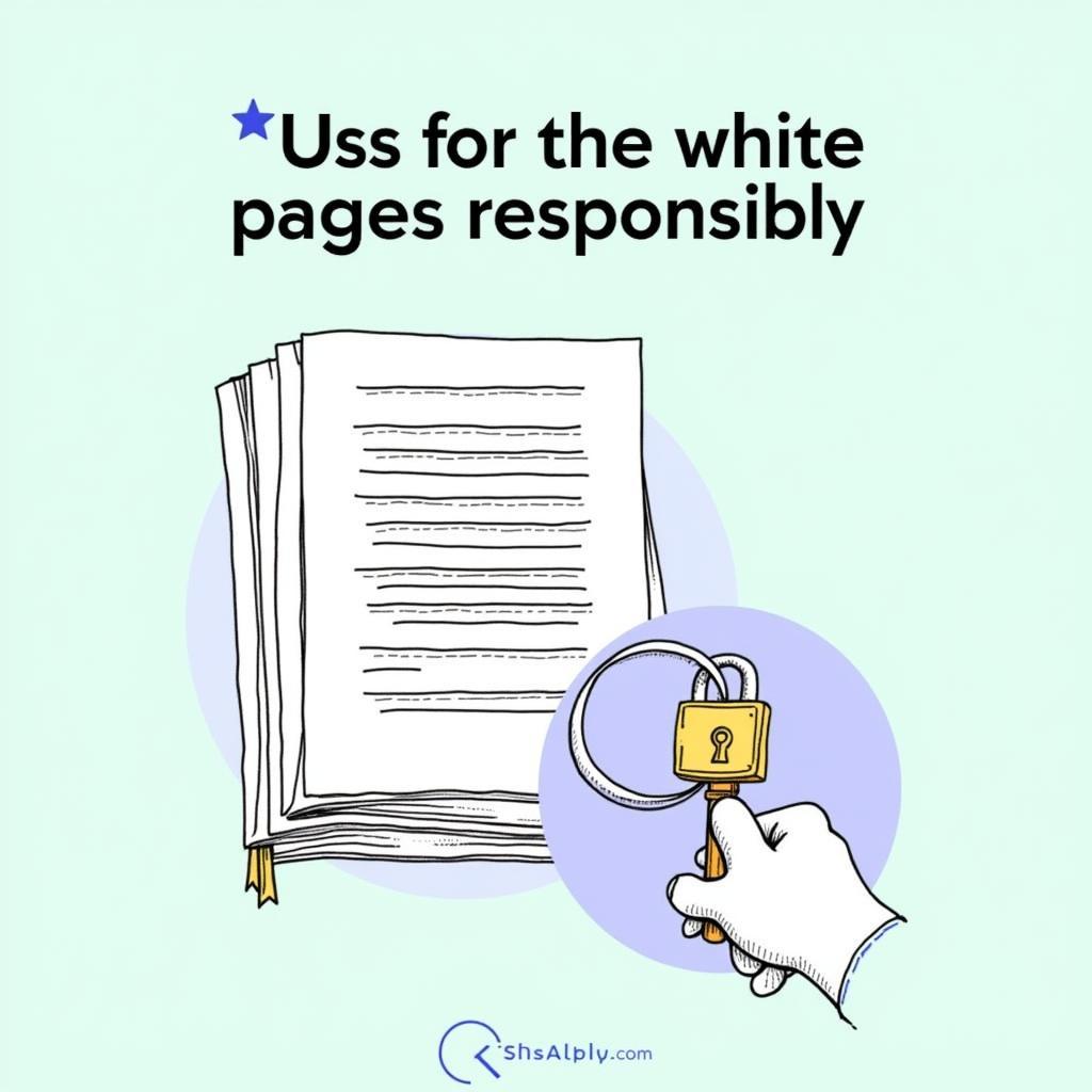 Responsible Use of White Pages