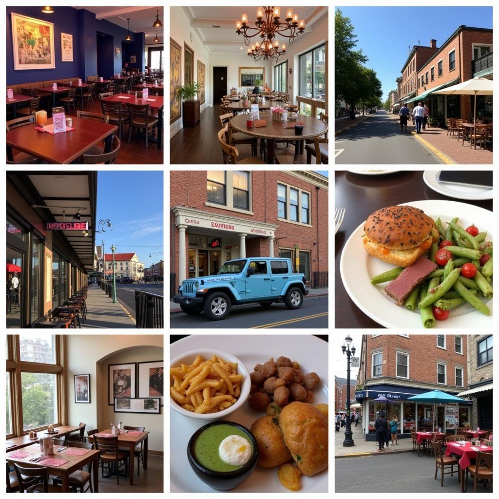 Diverse Restaurants and Cafes on North St Binghamton