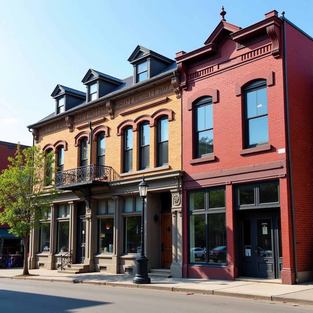 Restored Historic Buildings in Detroit