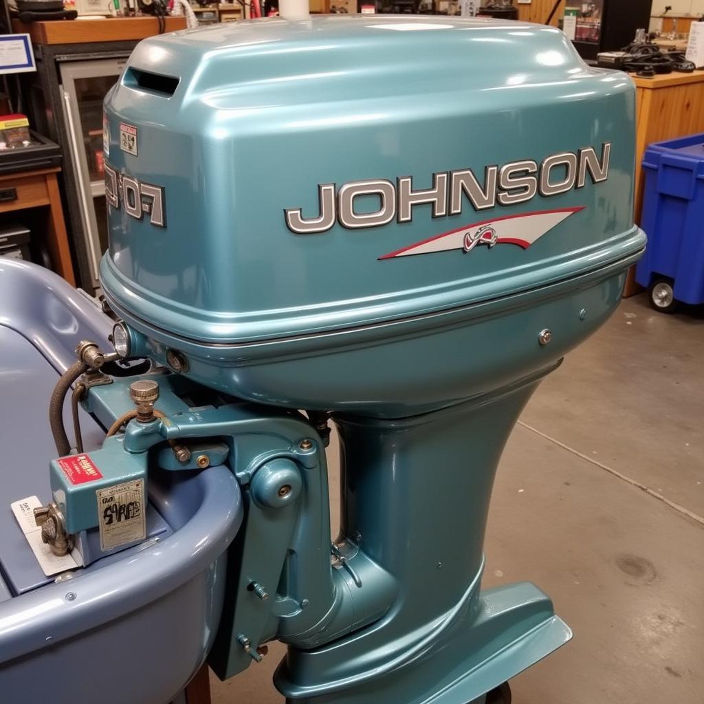 Restored Johnson 48 HP Outboard