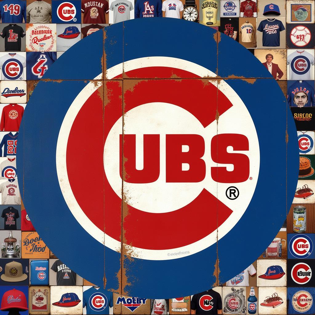 Retro Chicago Cubs Logo in Popular Culture