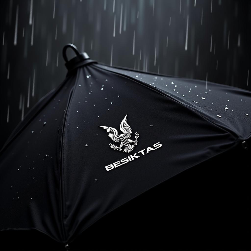 Besiktas-themed reverse opening umbrella