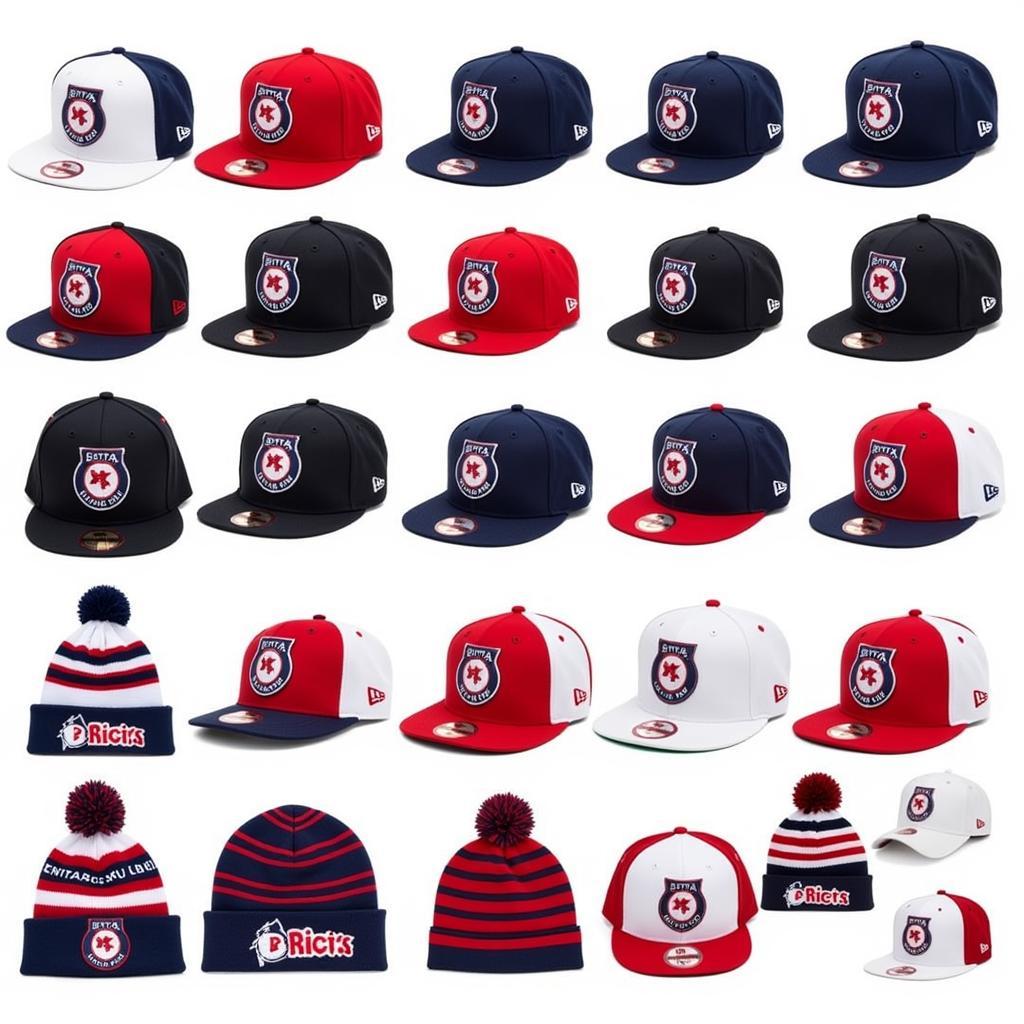 Variety of Styles of Rico Hats