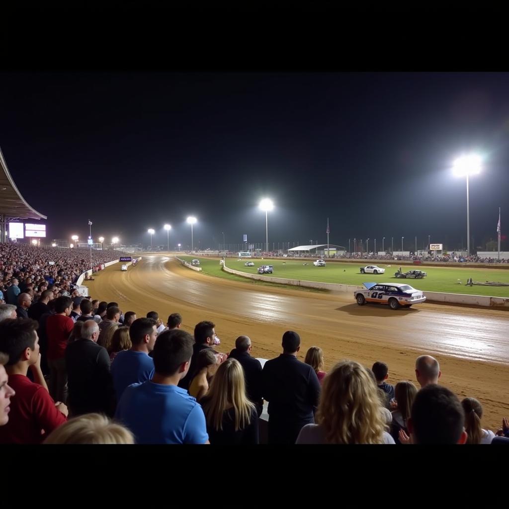 Rome Speedway Racing Action