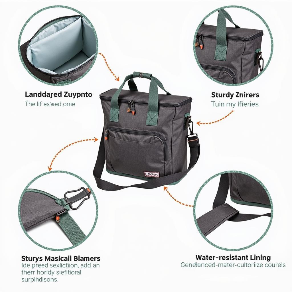 Detailed Features of a Roxy Lunch Bag