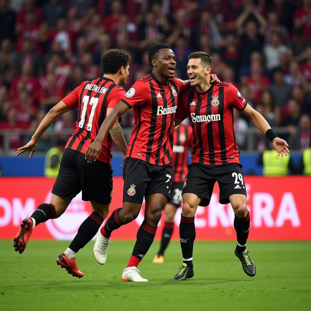 Royce Lewis Celebrating a Goal for Beşiktaş