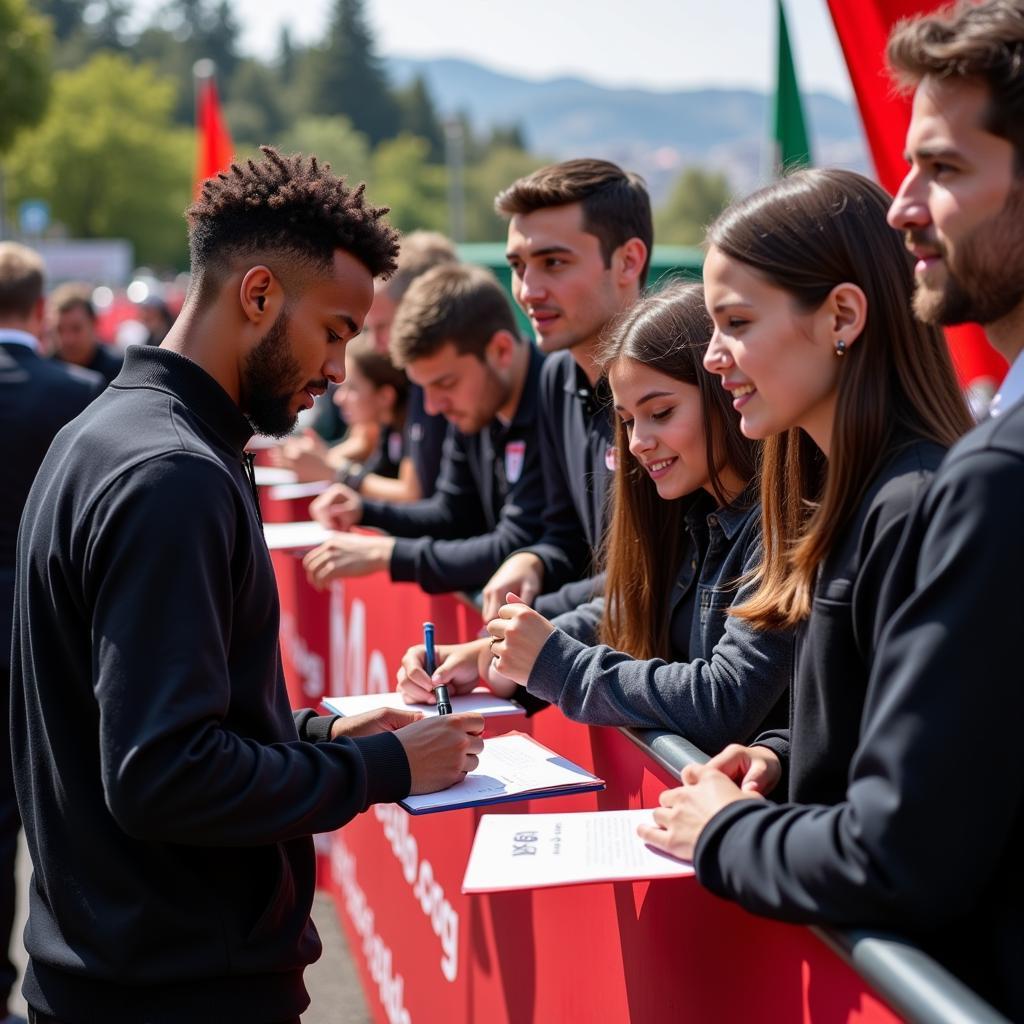 Royce Lewis Signing Autographs for Fans