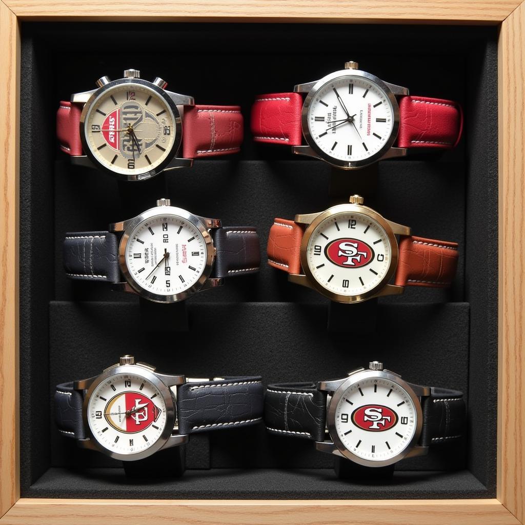 Showcasing a Collection of San Francisco 49ers Watches