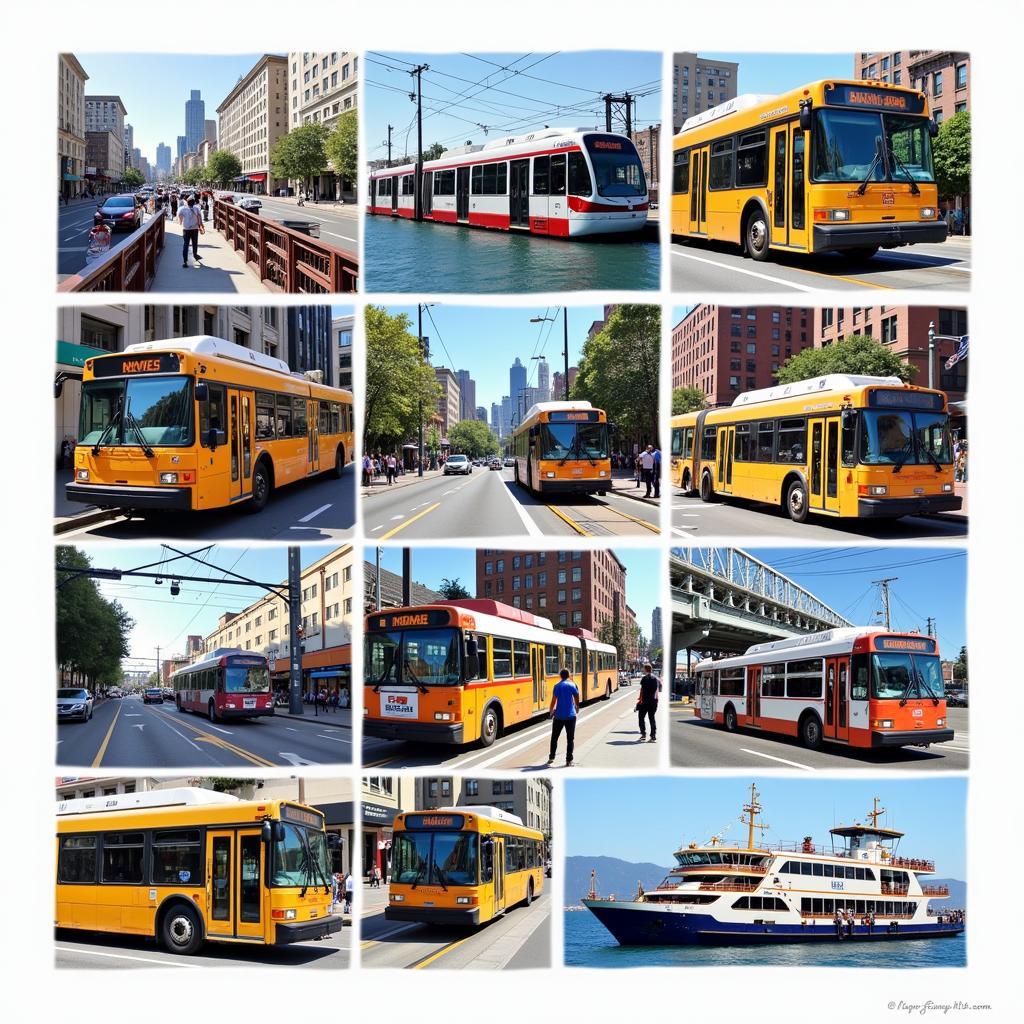 Public transportation options in San Francisco