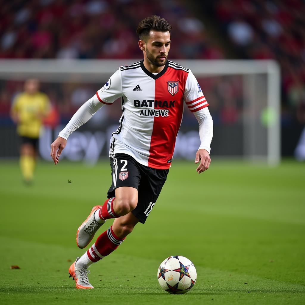 Santiago Giménez in Action for Besiktas